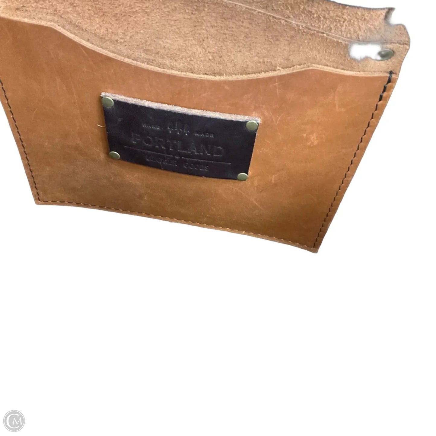 Handbag Leather By Portland Leather, Size: Large