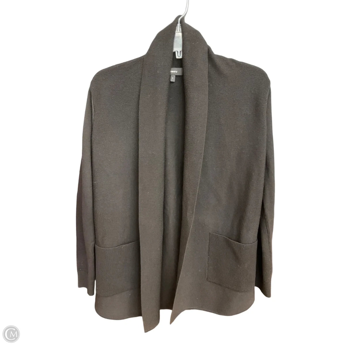 Sweater Cardigan By Theory In Black, Size: S