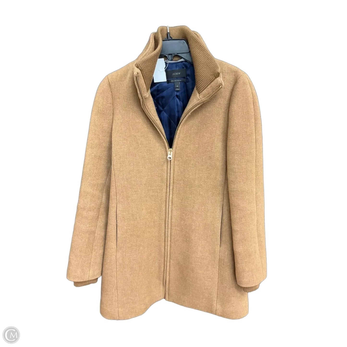 Coat Wool By J. Crew In Brown, Size: S