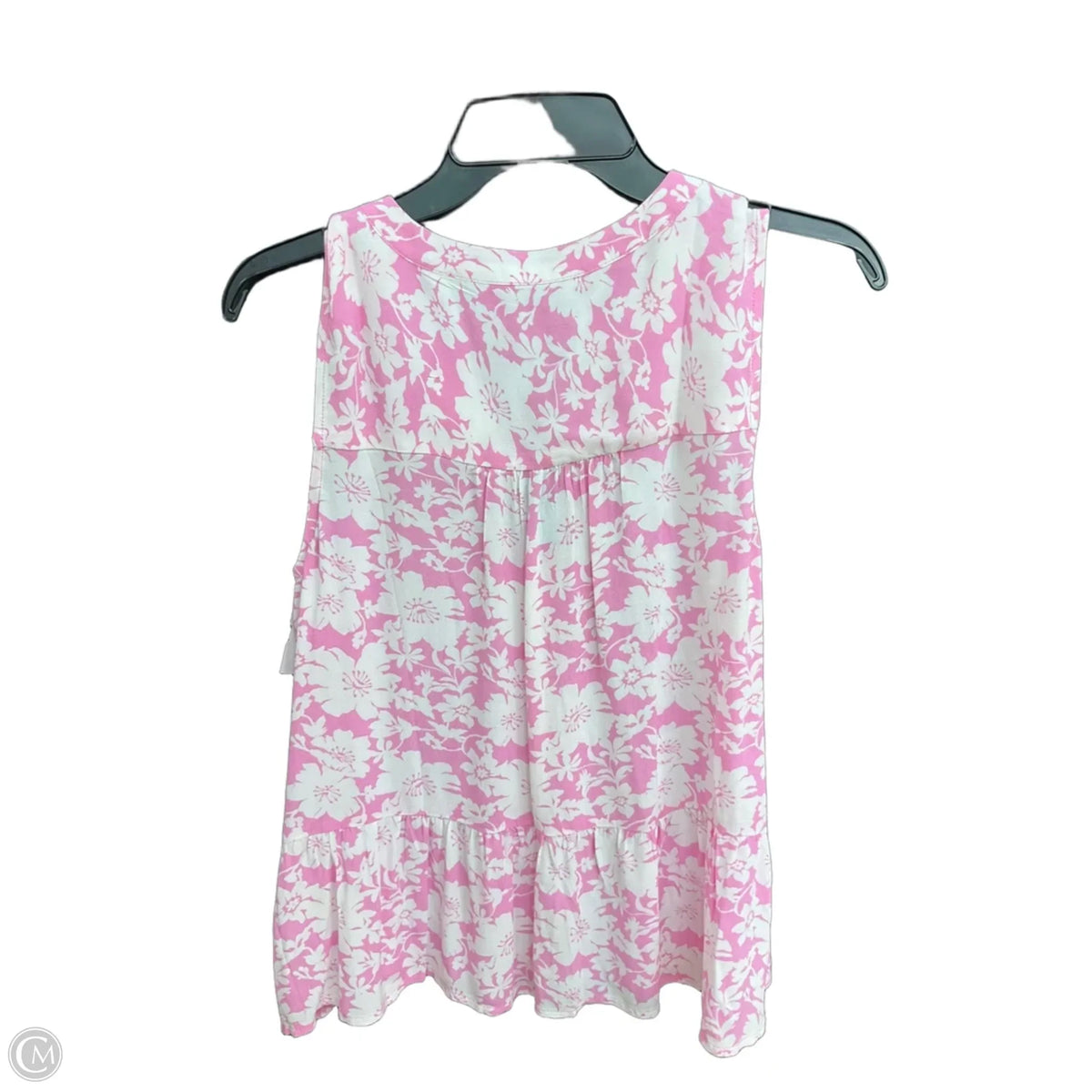 Top Sleeveless By Loft In Pink, Size: Mp