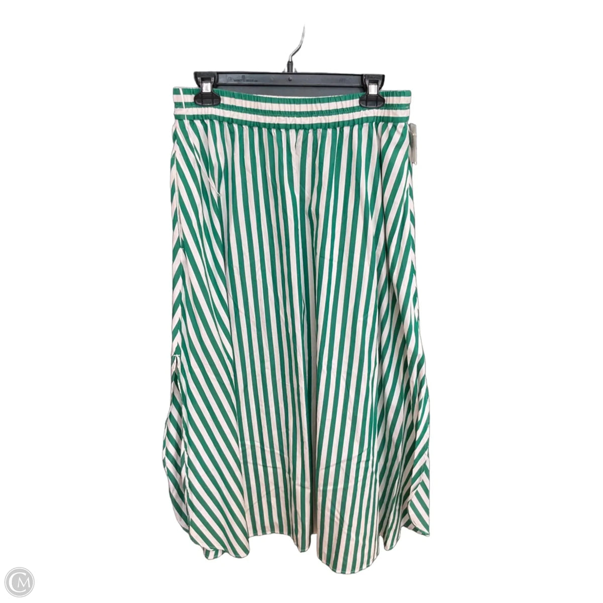Skirt Maxi By Madewell In Striped Pattern, Size: M