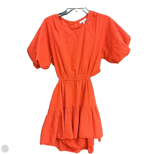 Dress Casual Midi By Madewell In Orange, Size: Xl
