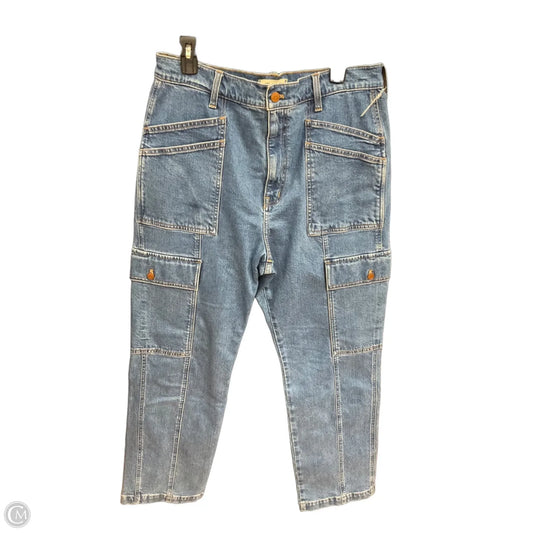 Jeans Straight By Madewell In Blue Denim, Size: 12