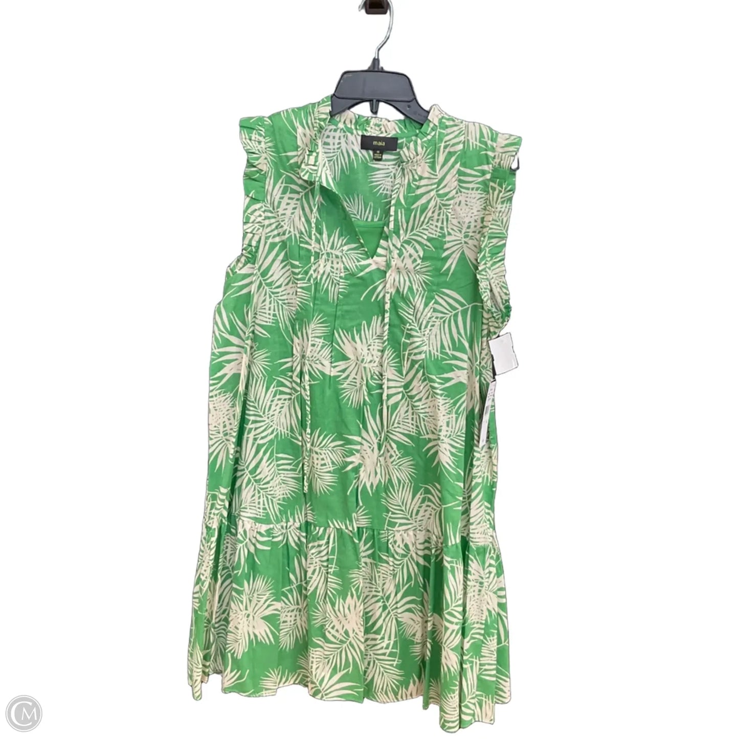 Dress Casual Midi By Clothes Mentor In Green, Size: 14