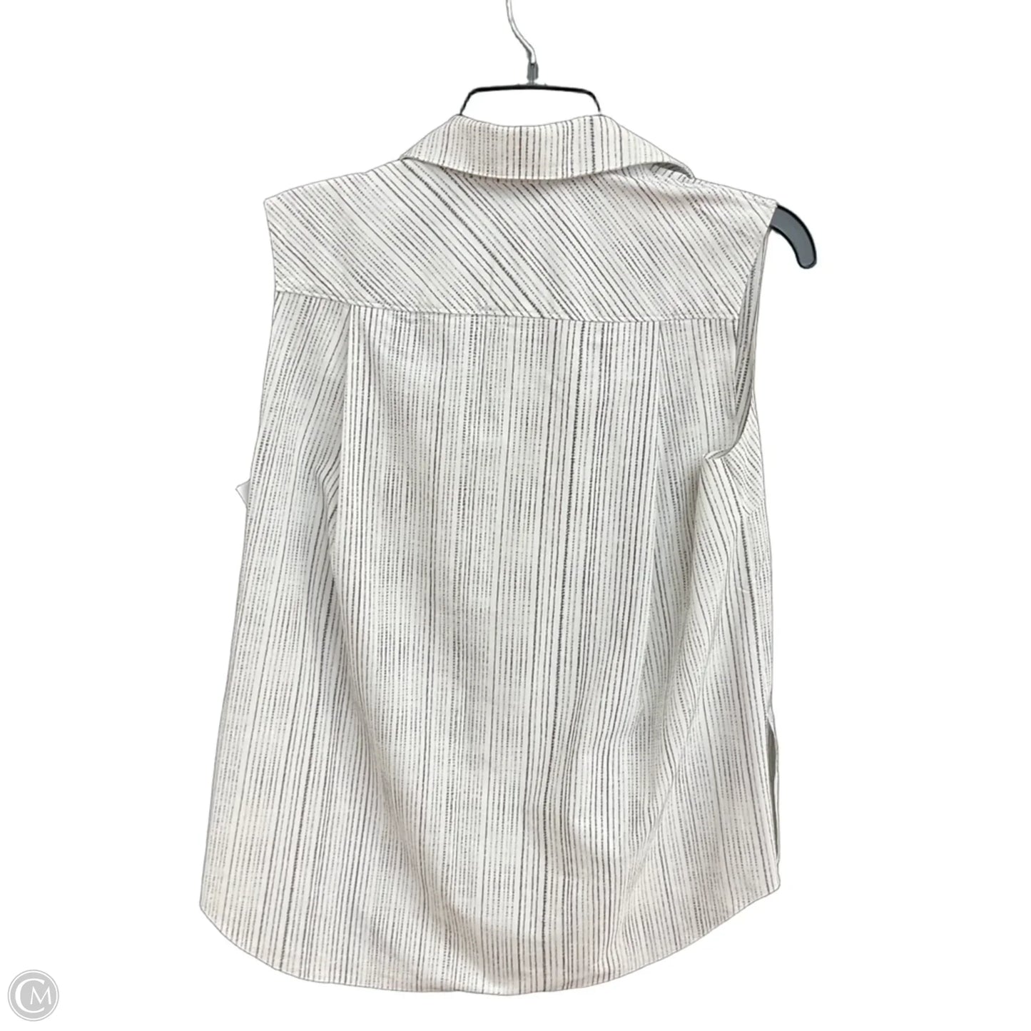 Blouse Sleeveless By Athleta In White, Size: Xs