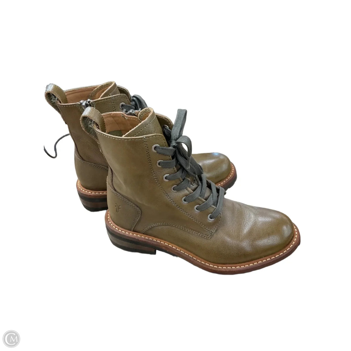 Boots Designer By Frye In Brown, Size: 6.5
