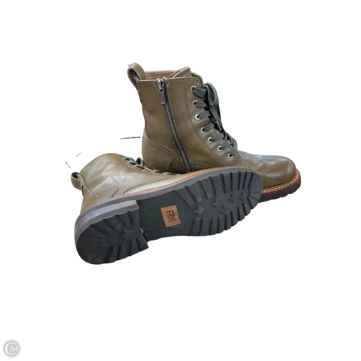 Boots Designer By Frye In Brown, Size: 6.5