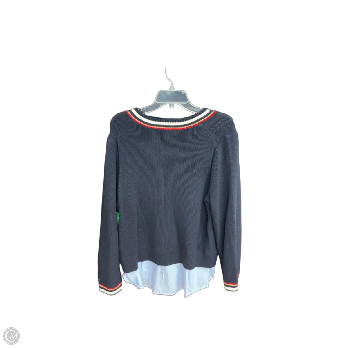 Sweater By Tommy Hilfiger In Navy, Size: Xl