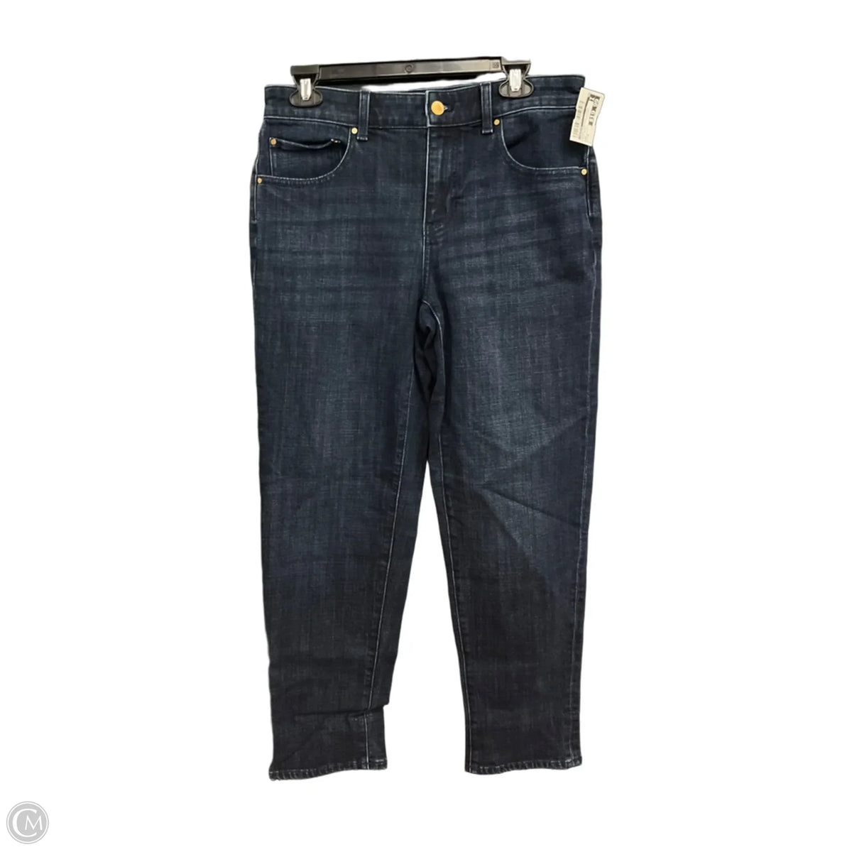 Jeans Straight By Talbots In Blue Denim, Size: 8