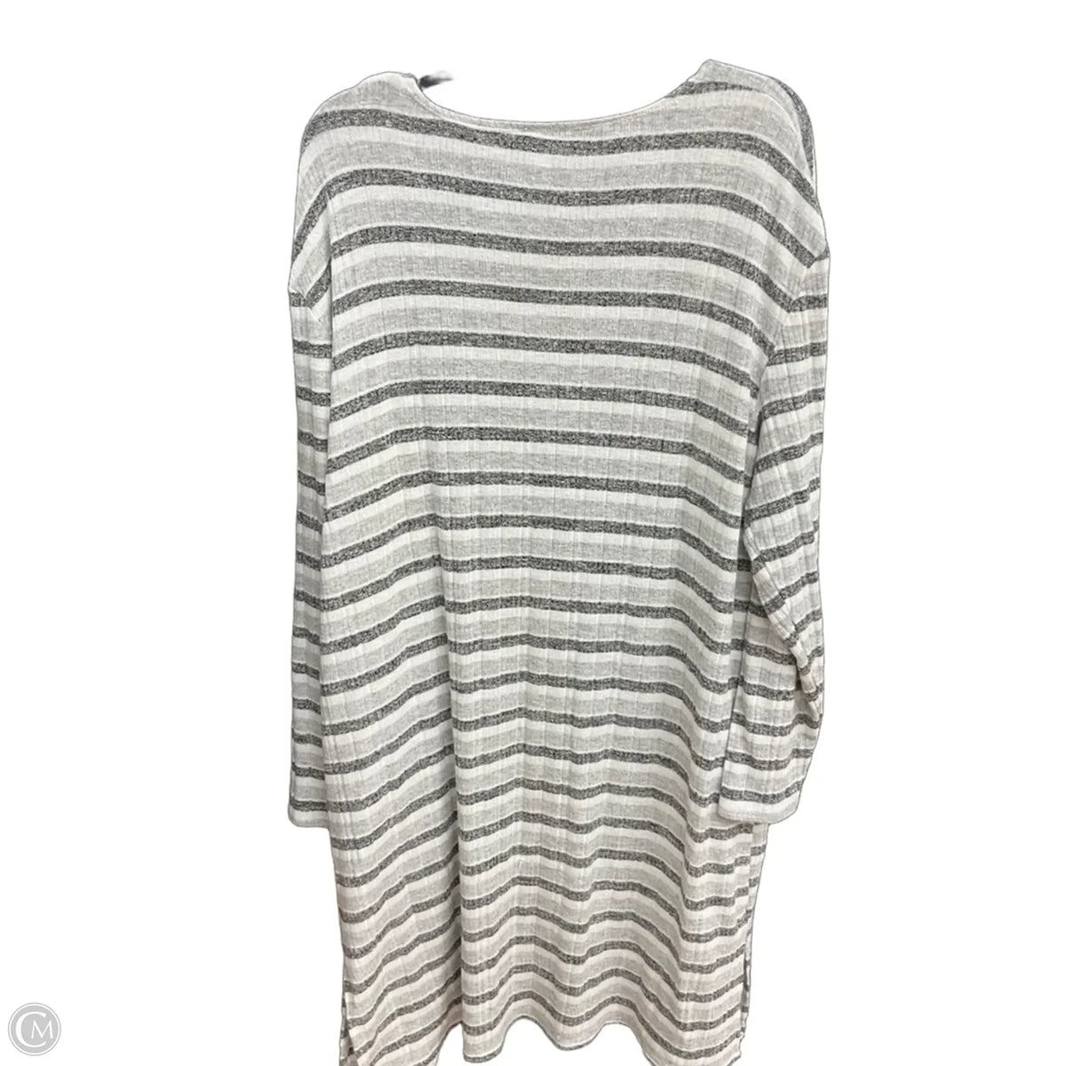 Cardigan By Nine West In Striped Pattern, Size: Xxl