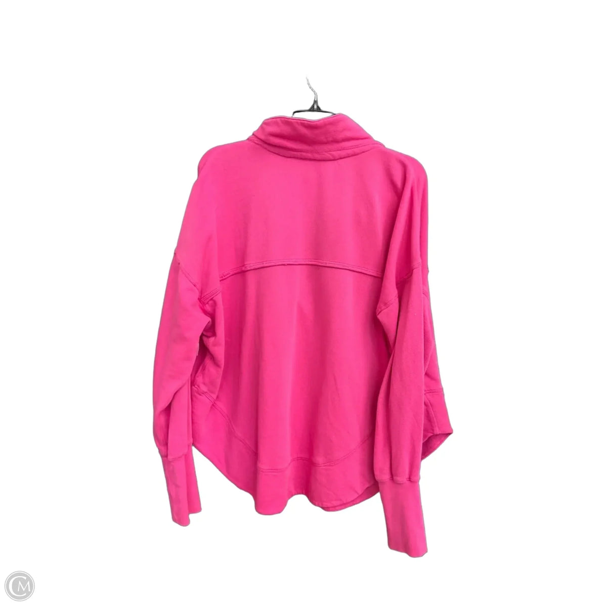 Sweatshirt Collar By Pilcro In Pink, Size: L