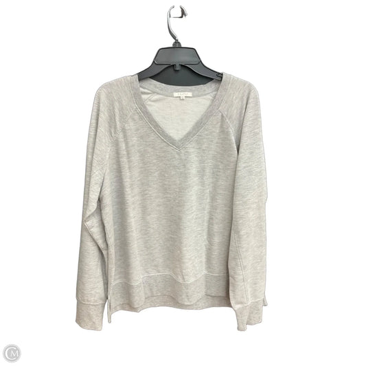 Top Long Sleeve Basic By Z Supply In Grey, Size: L