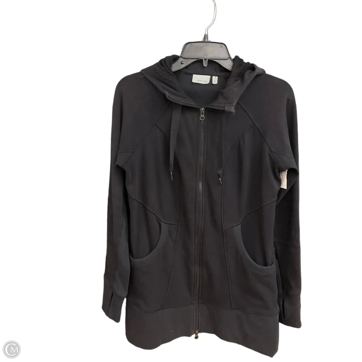 Athletic Jacket By Athleta In Black, Size: S