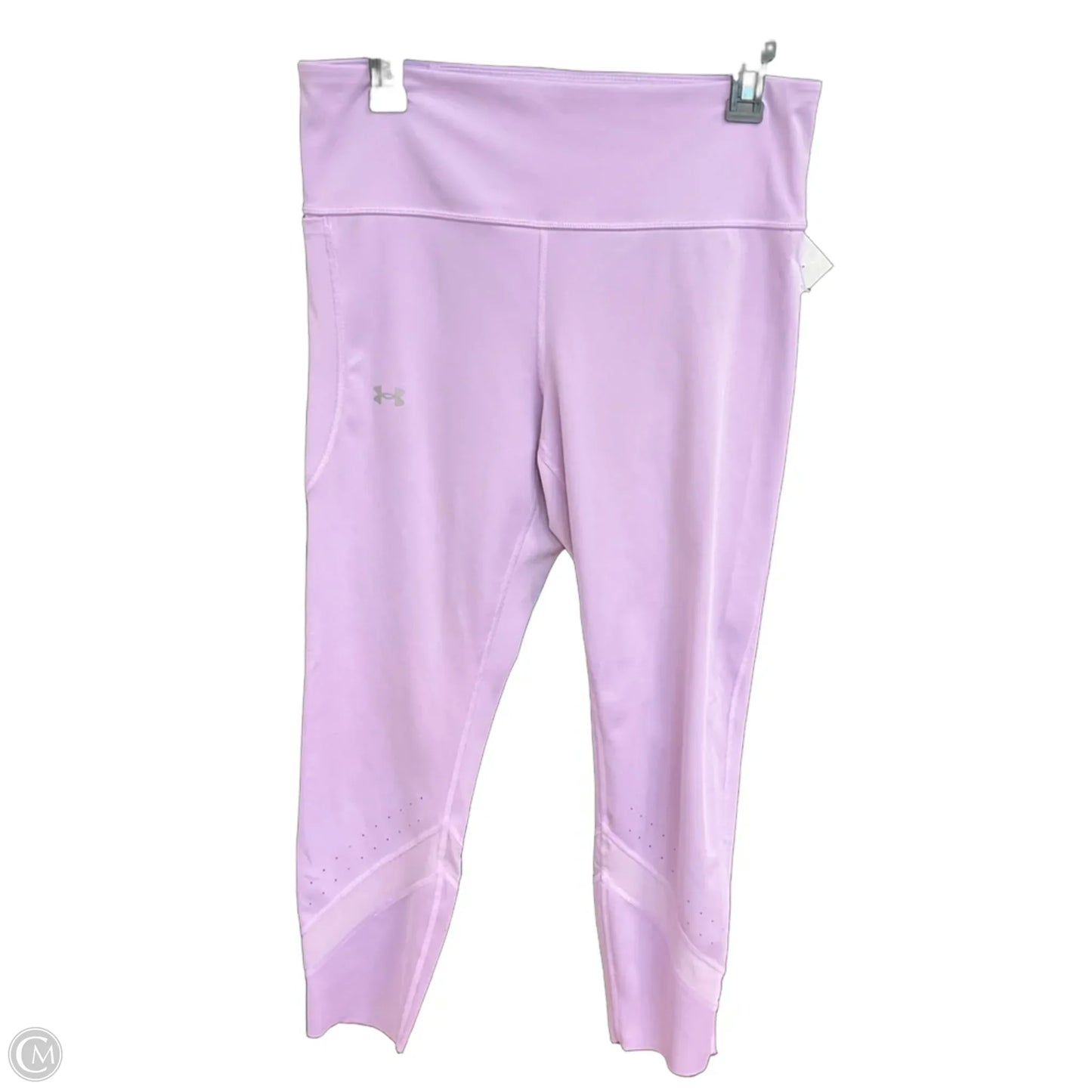 Athletic Leggings By Under Armour In Purple, Size: L