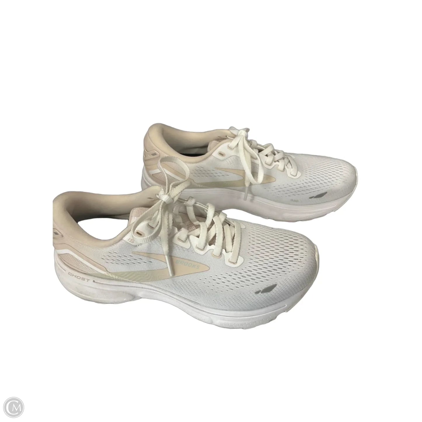 Shoes Athletic By Brooks In White, Size: 7.5
