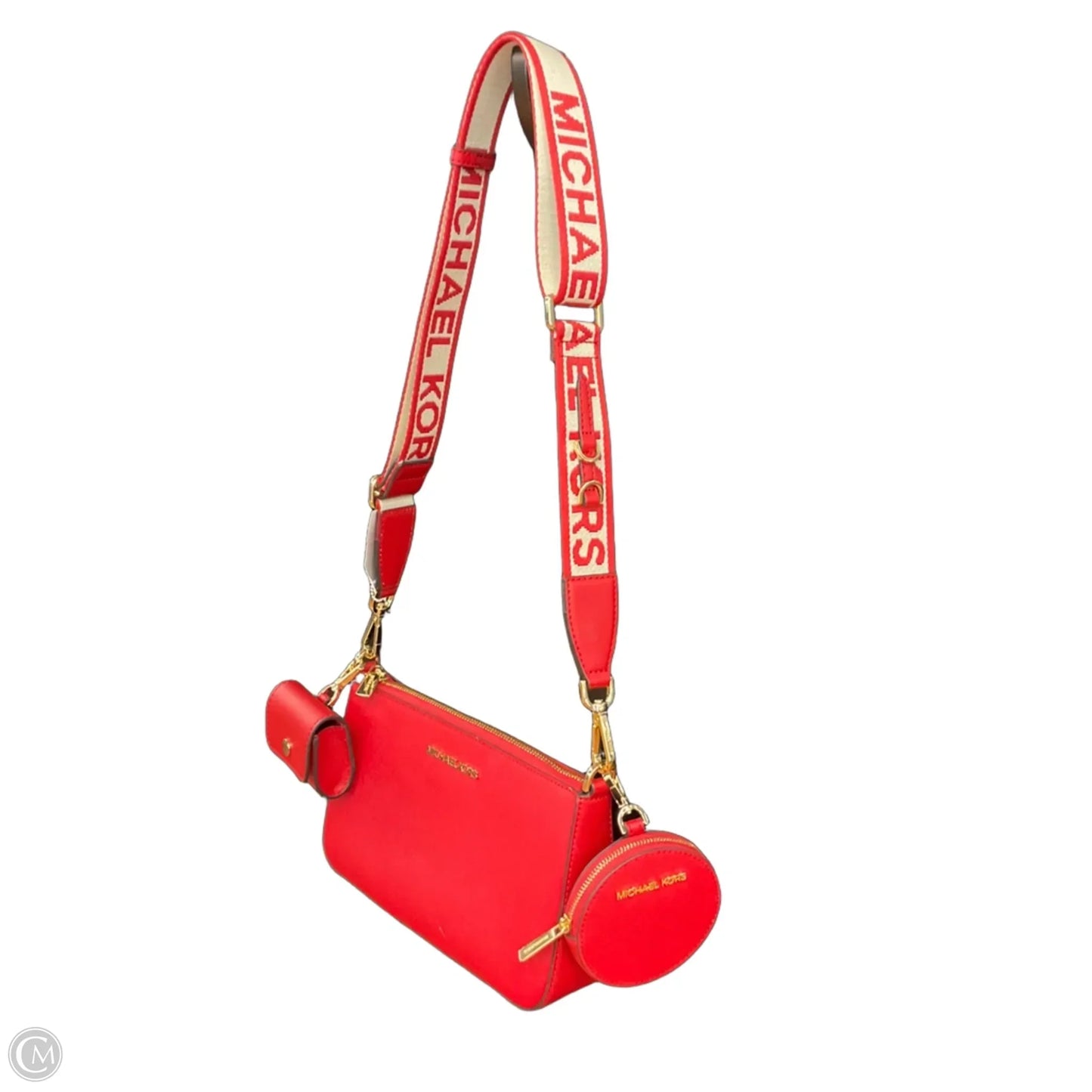 Crossbody Designer By Michael Kors, Size: Medium