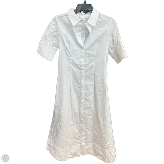 Dress Casual Midi By Clothes Mentor In White, Size: M