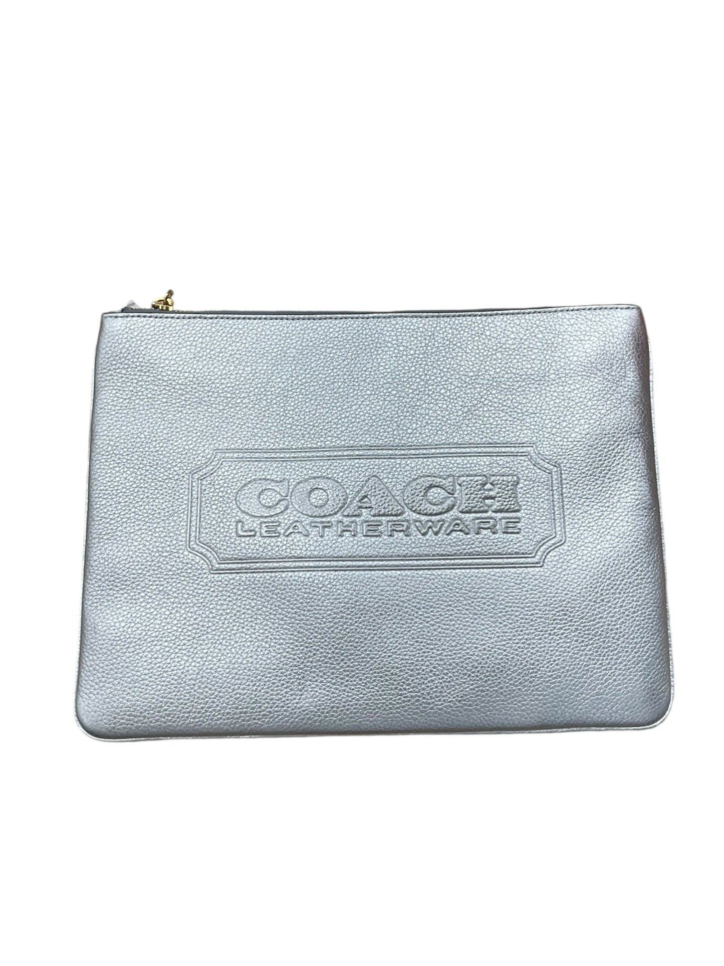 Clutch Designer By Coach, Size: Large