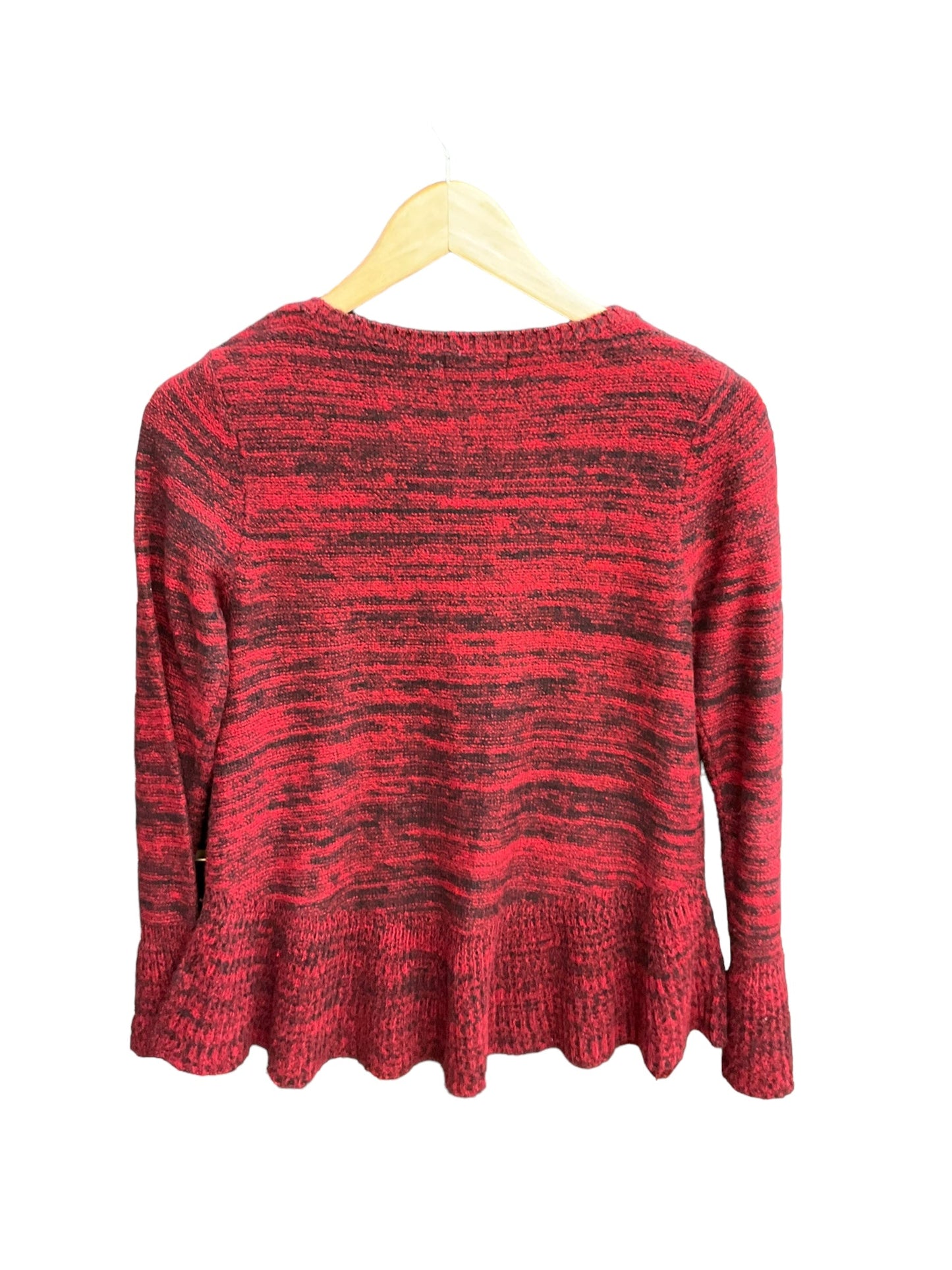 Red Black Sweater Style And Company, Size S