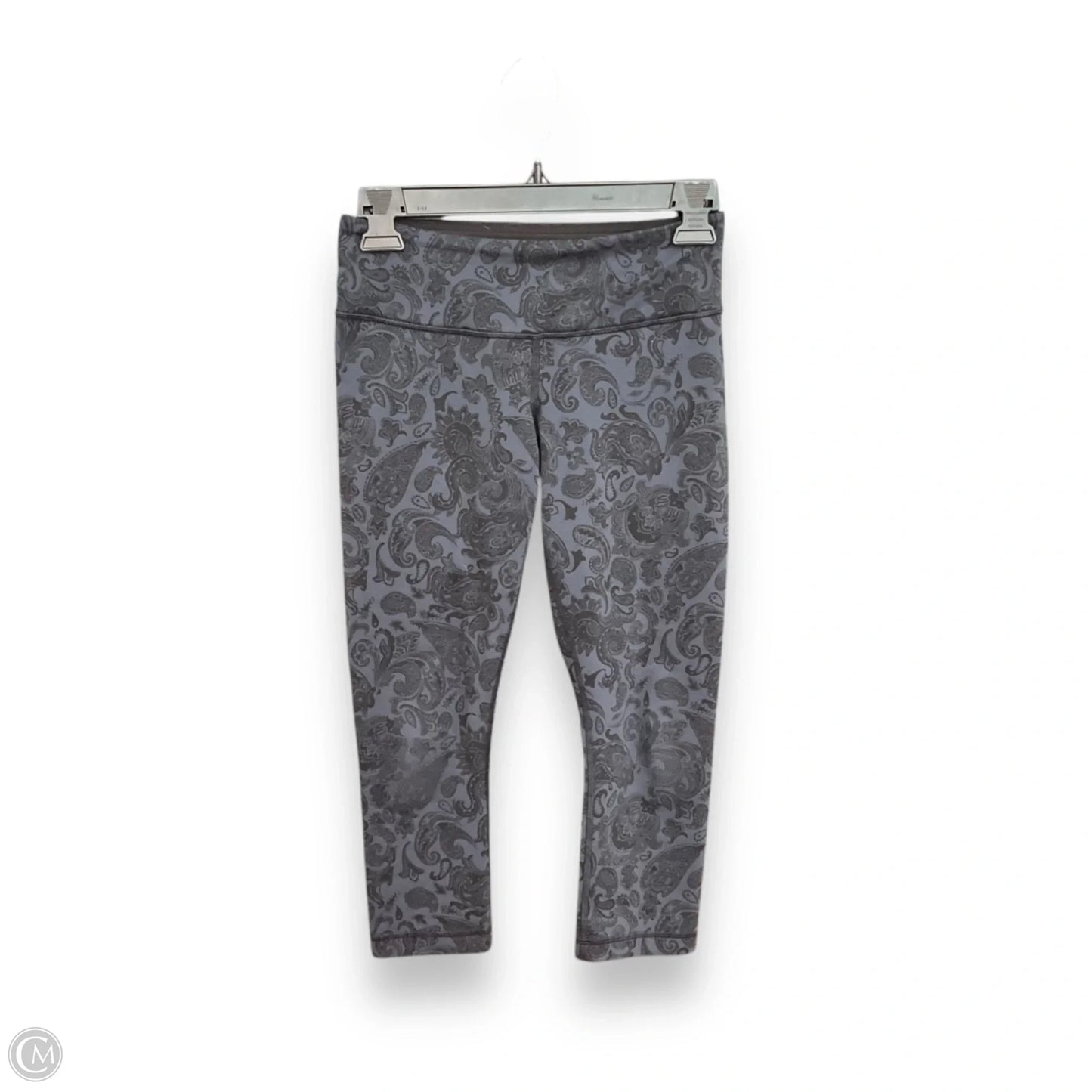 Athletic Leggings Capris By Lululemon In Navy, Size: S