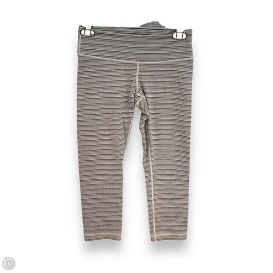 Athletic Leggings Capris By Lululemon In Grey, Size: S
