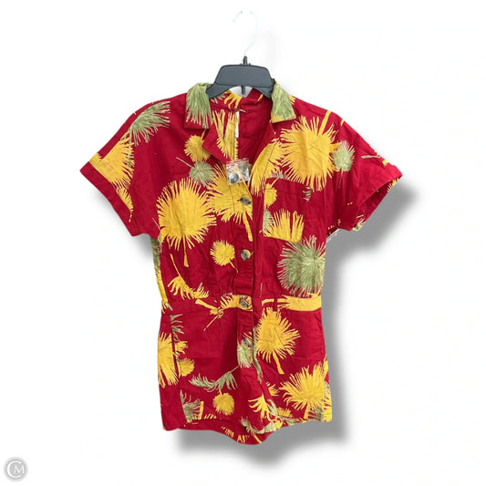 Romper By Free People In Geometric Pattern, Size: S