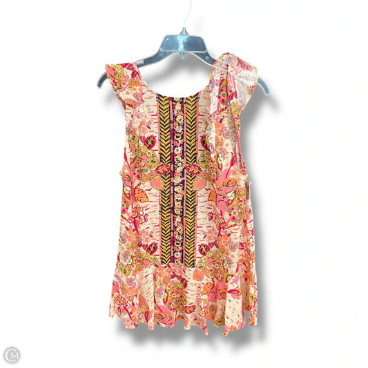 Top Sleeveless By Free People In Floral Print, Size: Xs