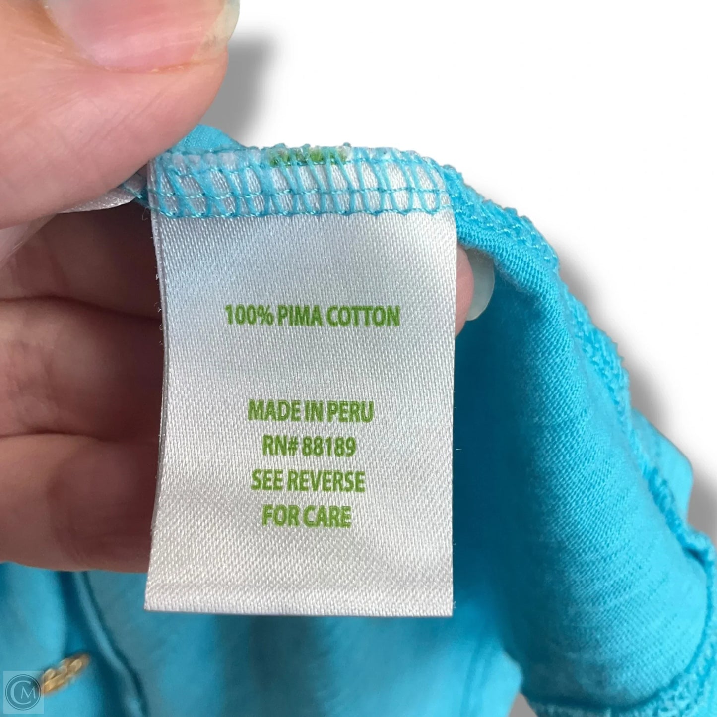 Top Sleeveless Designer By Lilly Pulitzer In Blue, Size: 2x