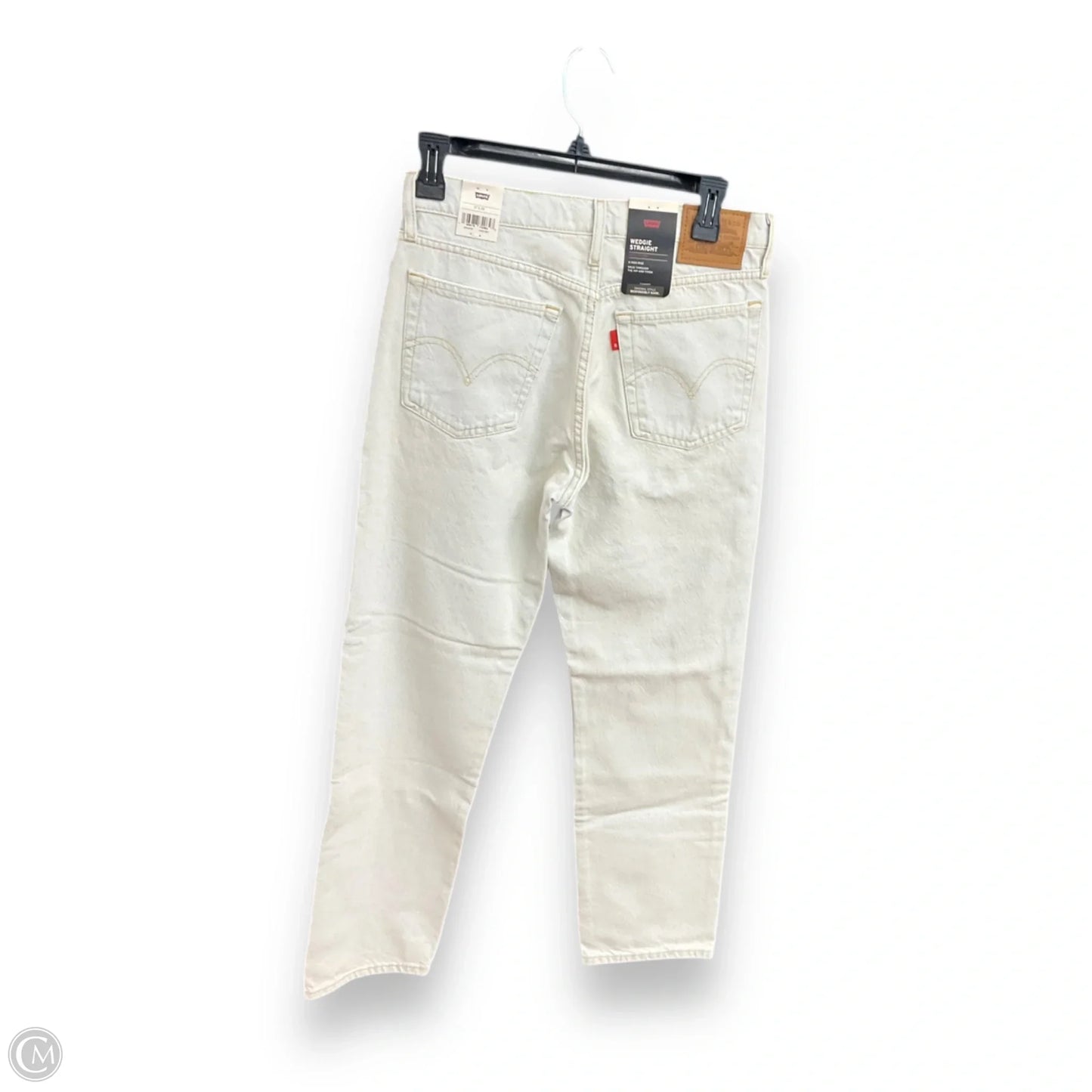 Jeans Straight By Levis In Blue Denim, Size: 4