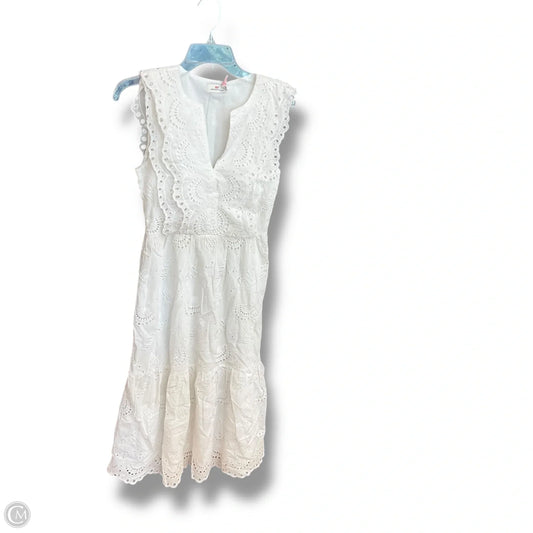 Dress Casual Maxi By Vineyard Vines In White, Size: 0