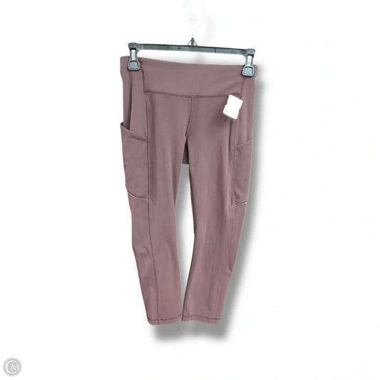 Athletic Capris By Lululemon In Brown, Size: Xs