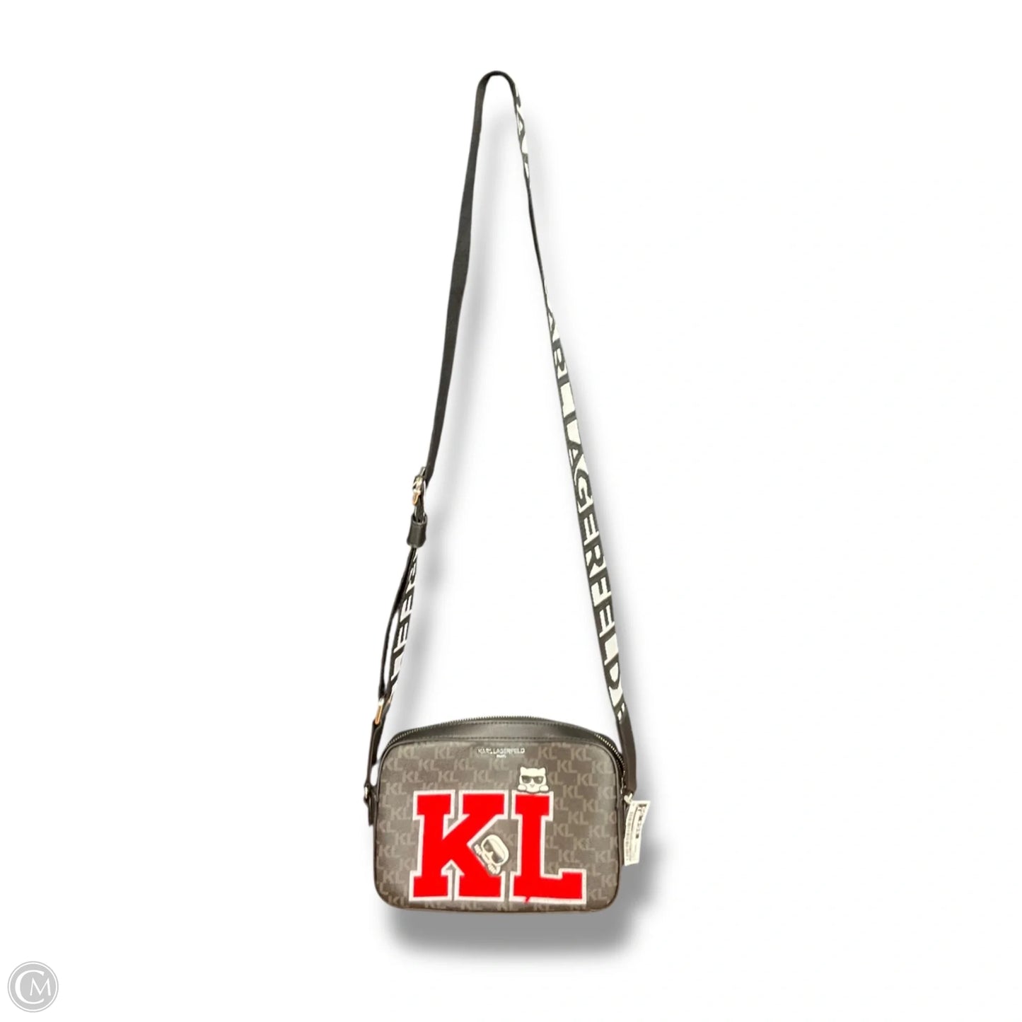 Crossbody Designer By Karl Lagerfeld, Size: Small