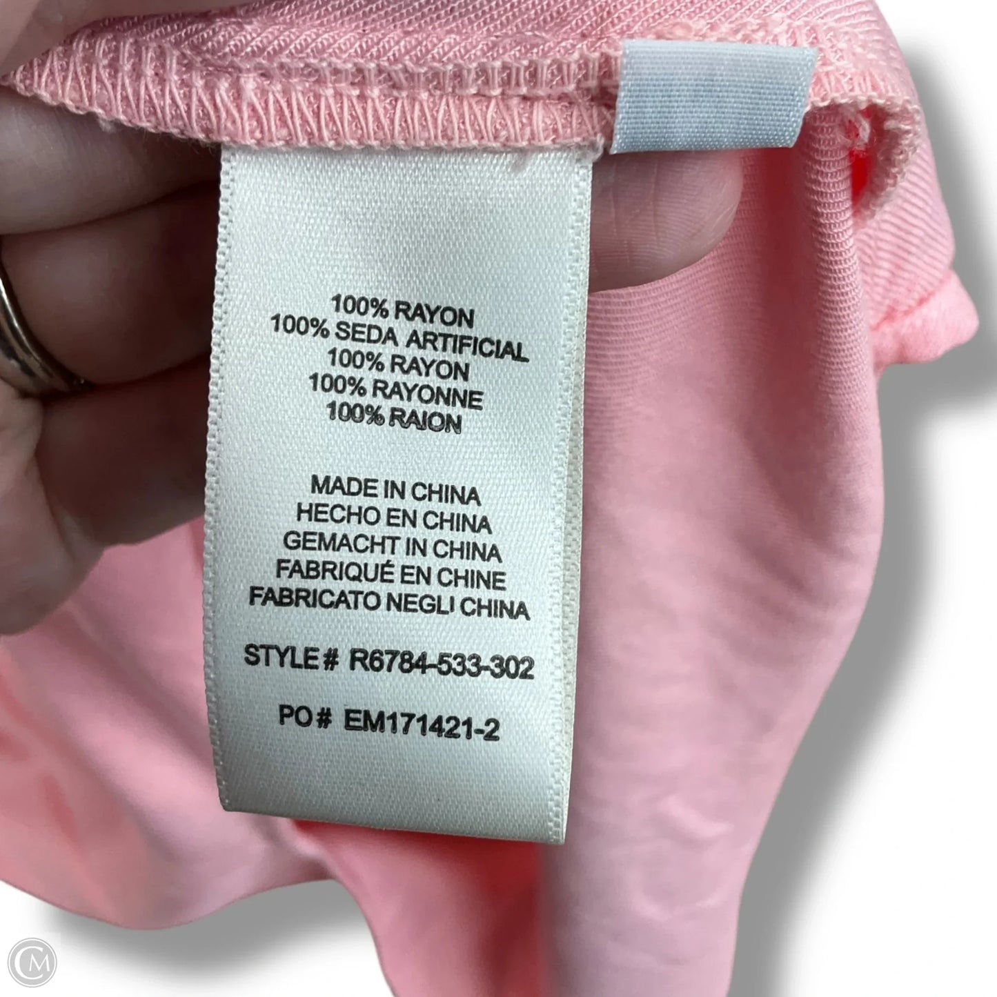 Dress Casual Short By Cloth & Stone In Pink, Size: M