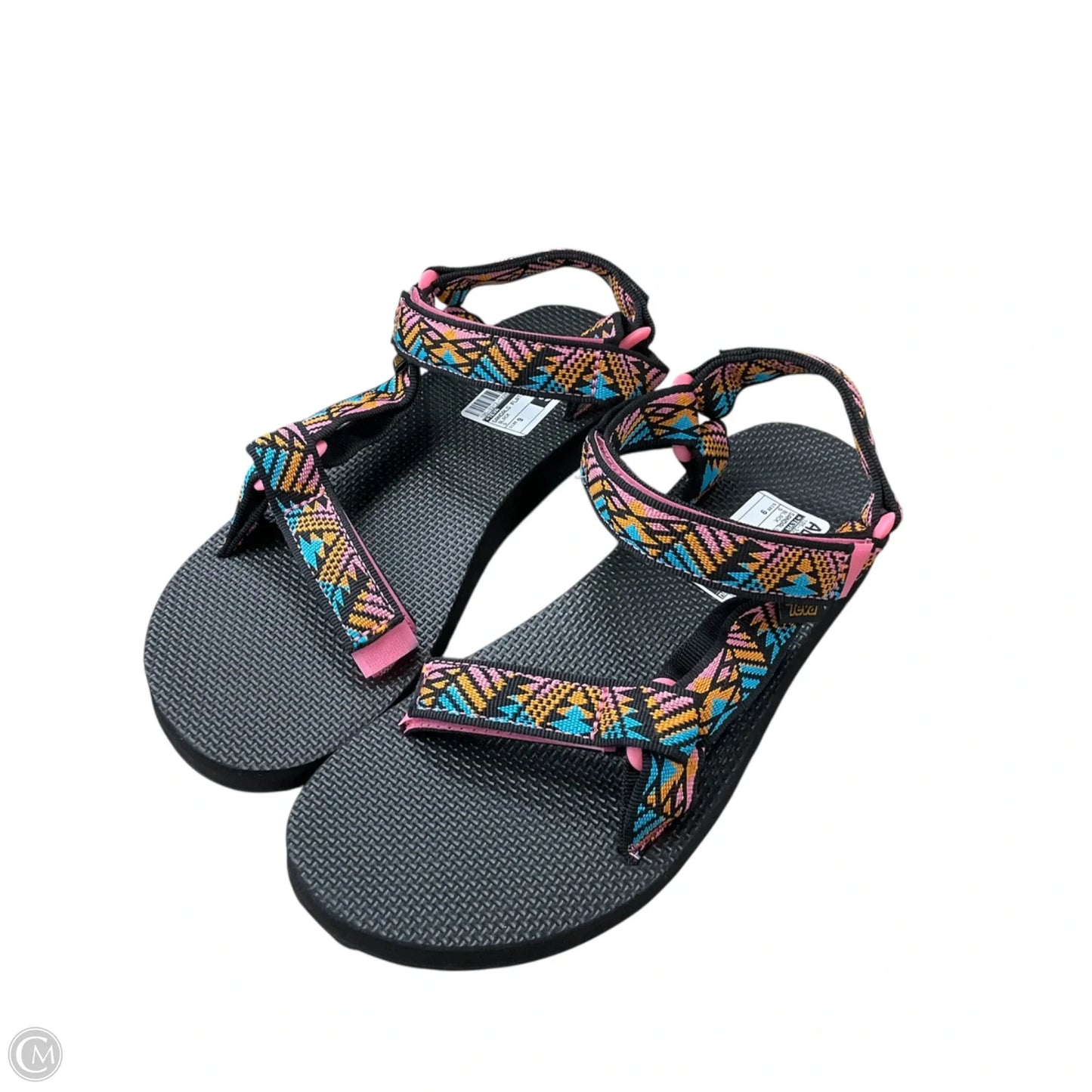 Sandals Flats By Teva In Black, Size: 9