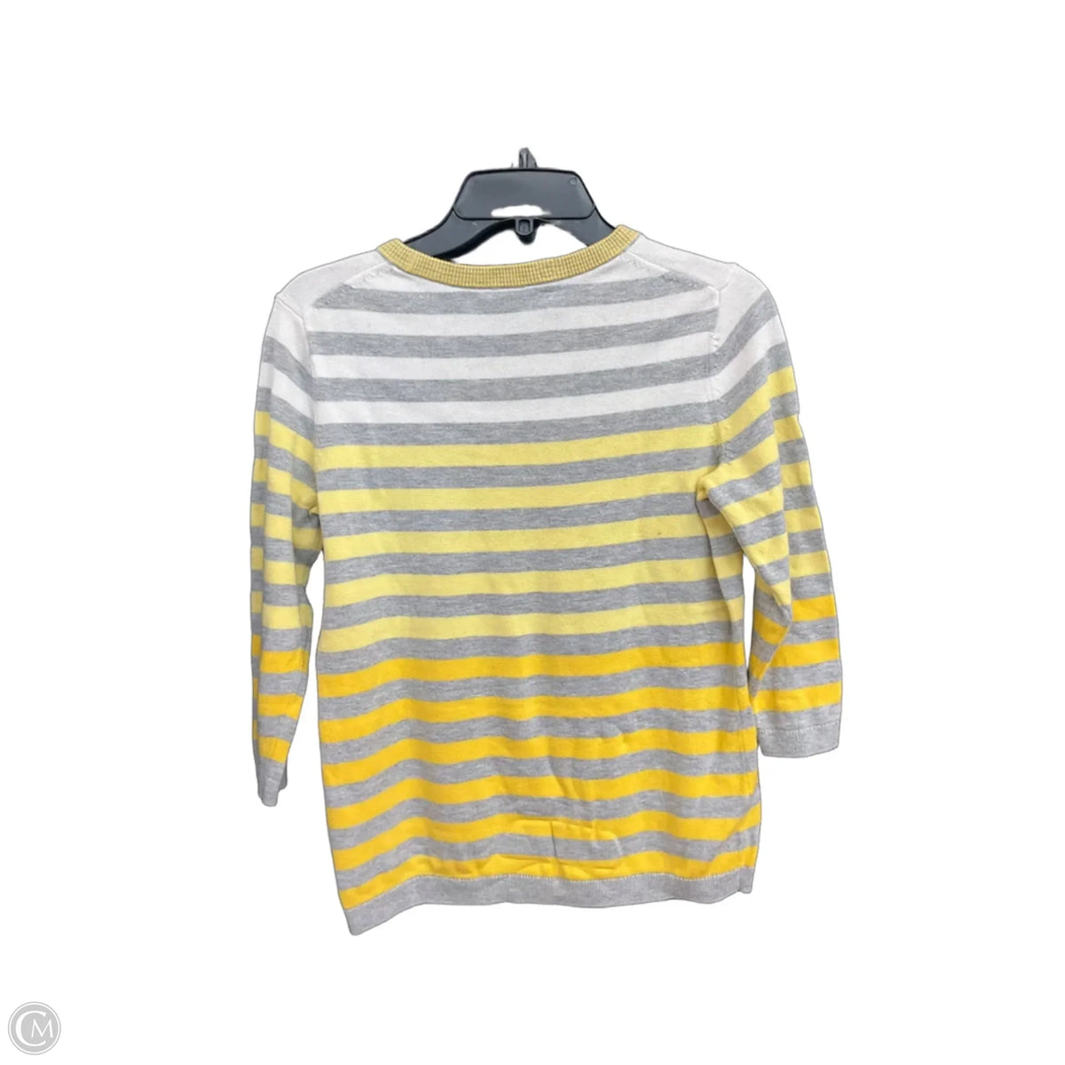 Top 3/4 Sleeve By Talbots In Striped Pattern, Size: Sp