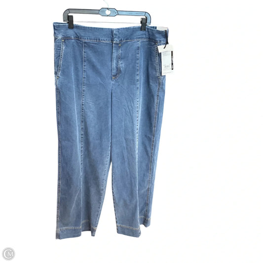 Jeans Wide Leg By Calia In Blue, Size: Xl