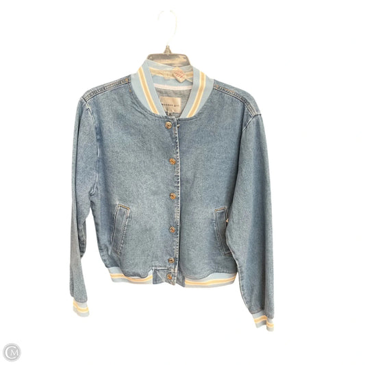 Jacket Denim By Madden Girl In Blue Denim, Size: M