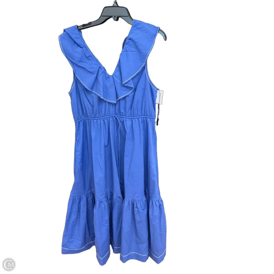 Dress Casual Midi By Summersalt In Blue, Size: L