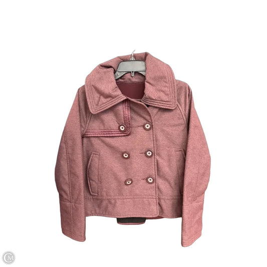 Athletic Jacket By Lululemon In Maroon, Size: S