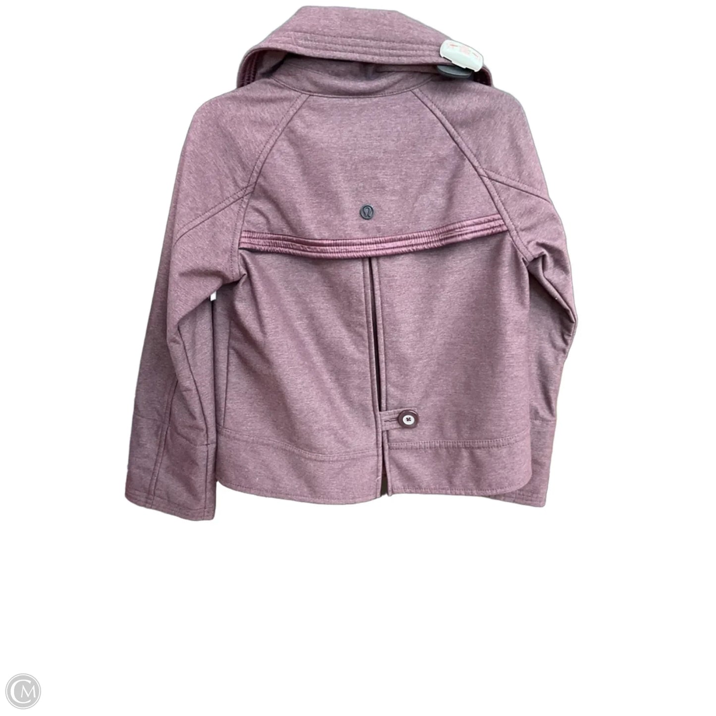 Athletic Jacket By Lululemon In Maroon, Size: S