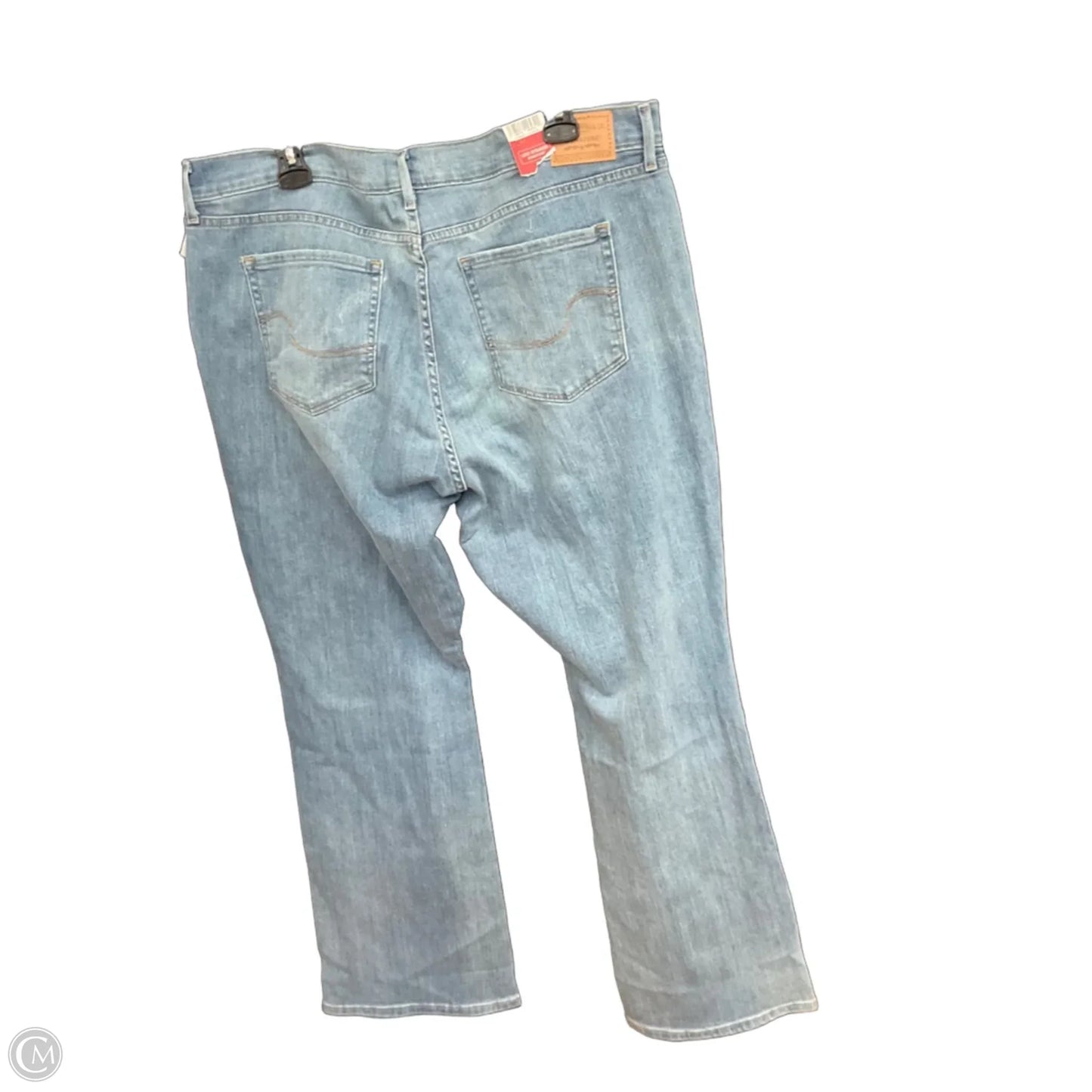 Jeans Flared By Levis In Blue Denim, Size: 20