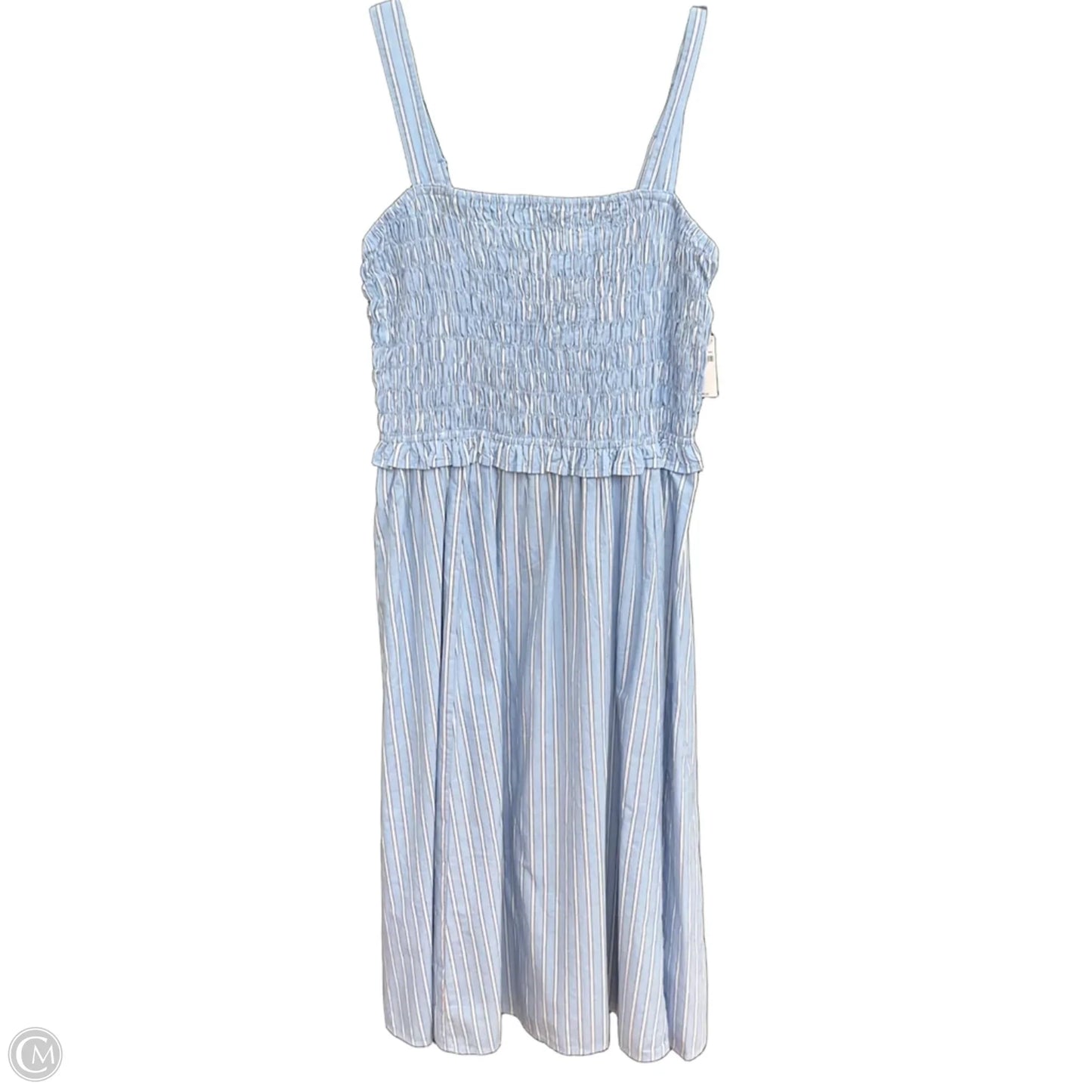Dress Casual Midi By Old Navy In Striped Pattern, Size: M