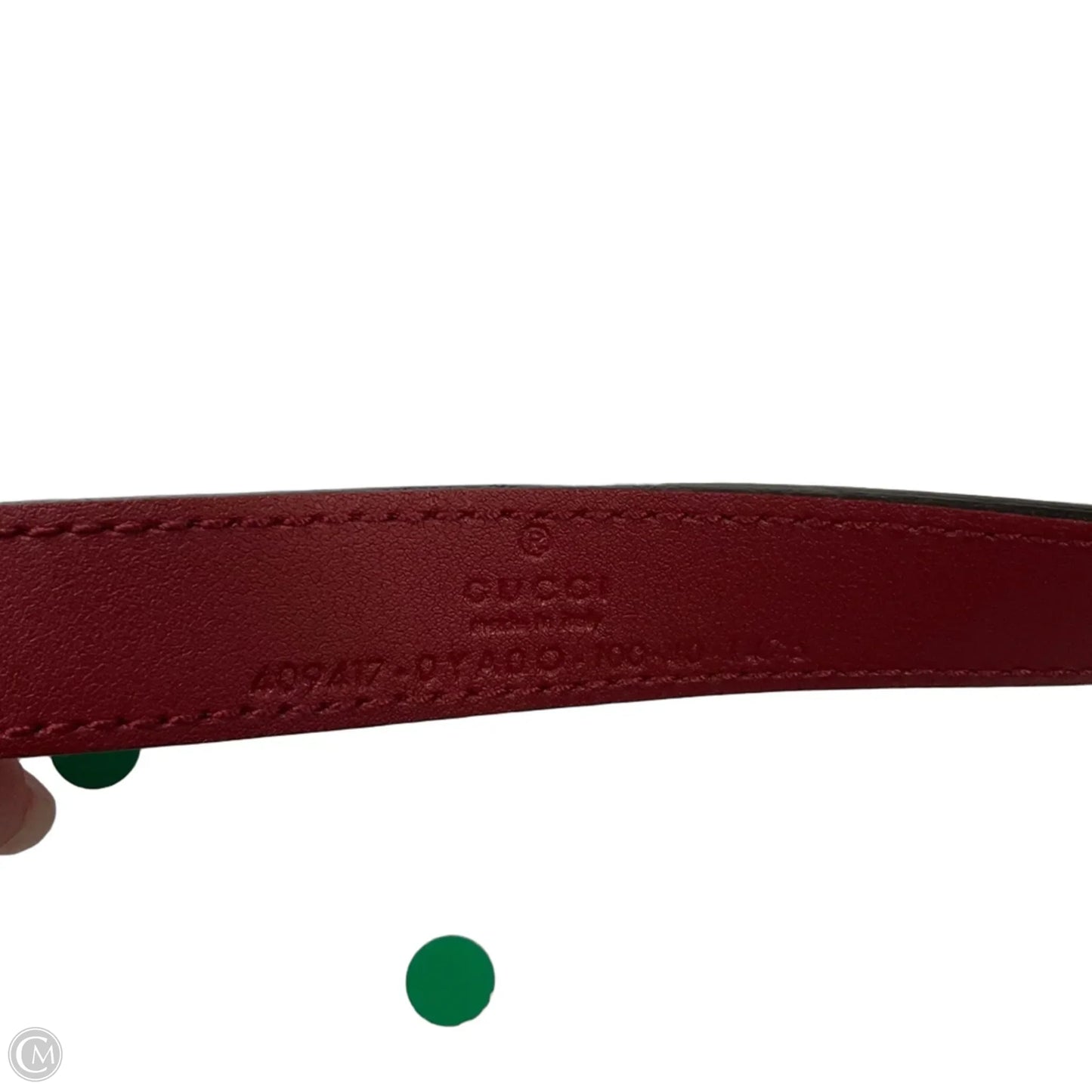 Belt Luxury Designer By Gucci, Size: