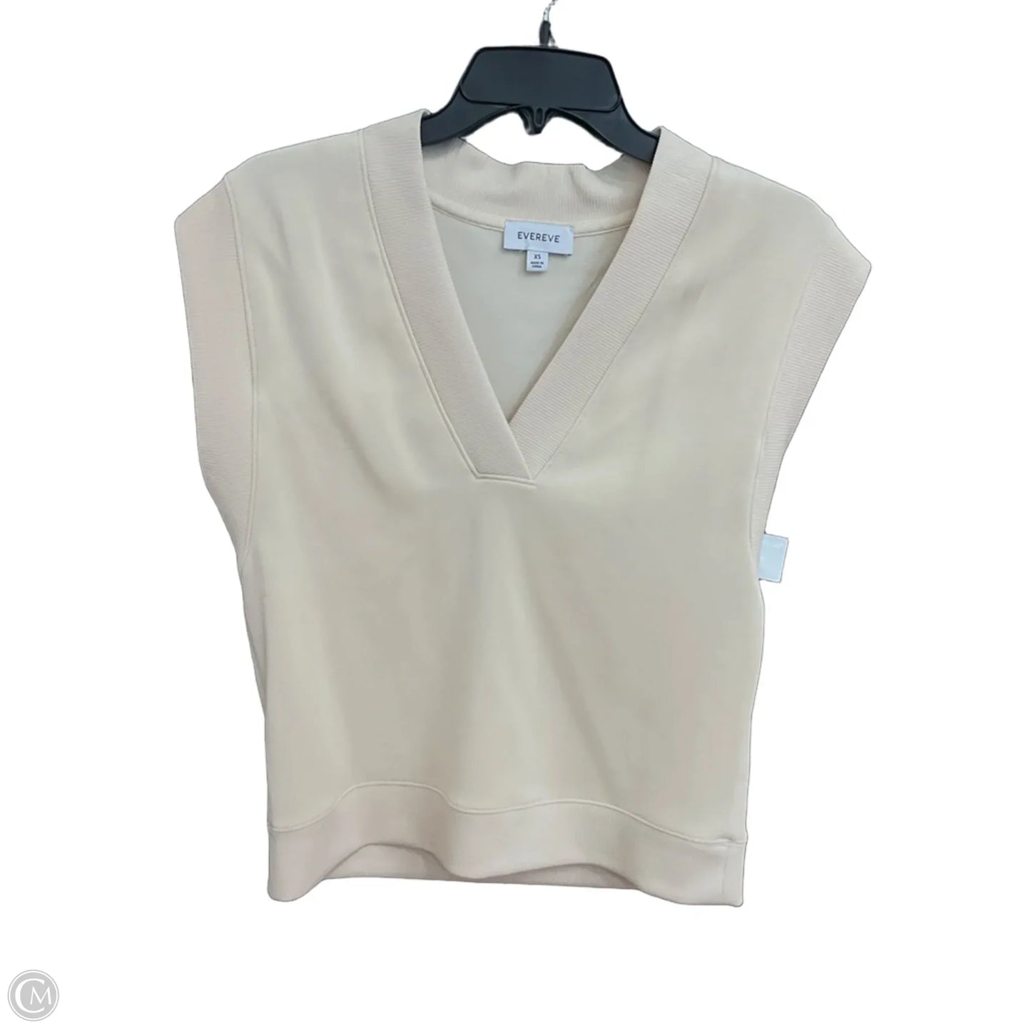 Vest Other By Evereve In Cream, Size: Xs