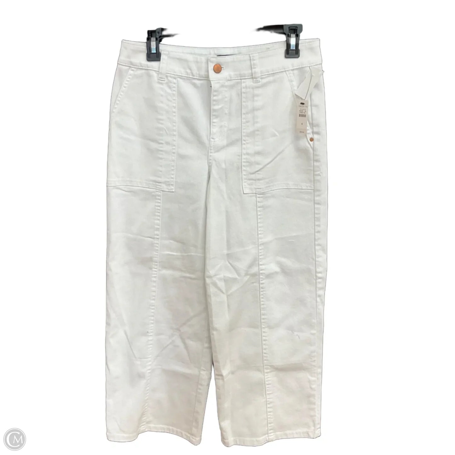 Pants Cropped By Talbots In White, Size: 4