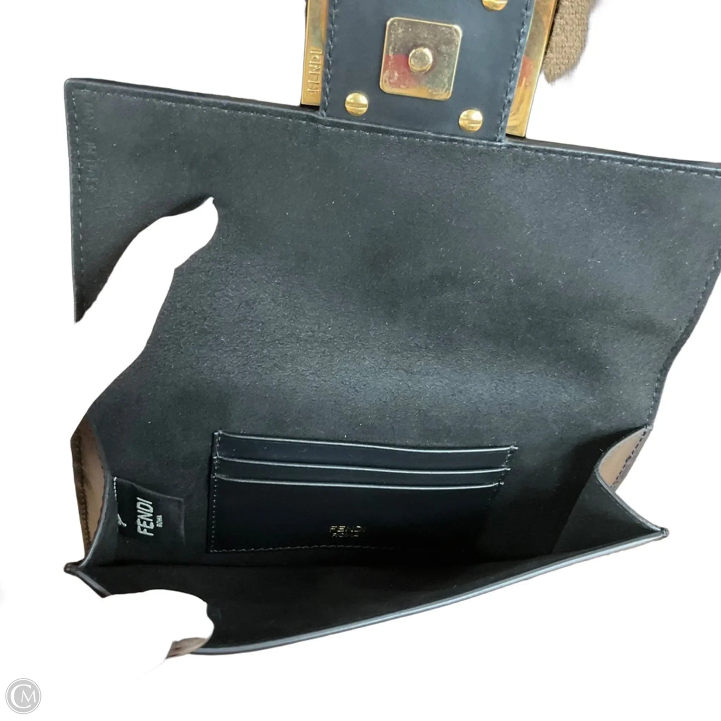 Crossbody Luxury Designer By Fendi, Size: Small