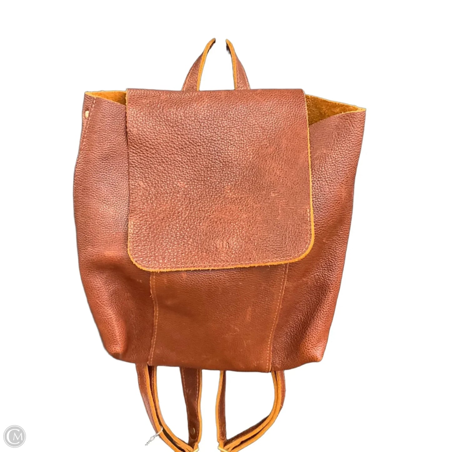 Backpack Leather By Cmb, Size: Large