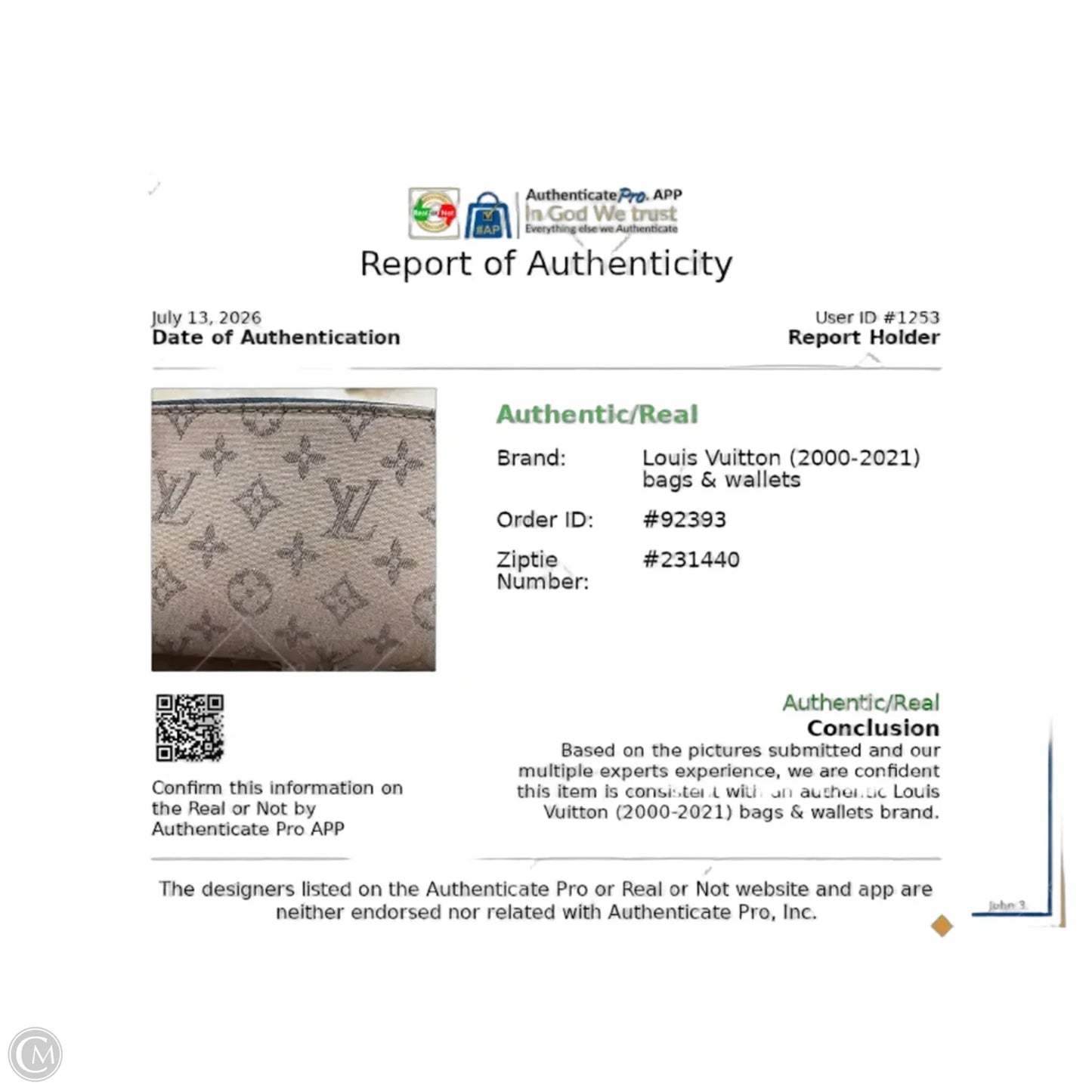 Backpack Luxury Designer By Louis Vuitton, Size: Small