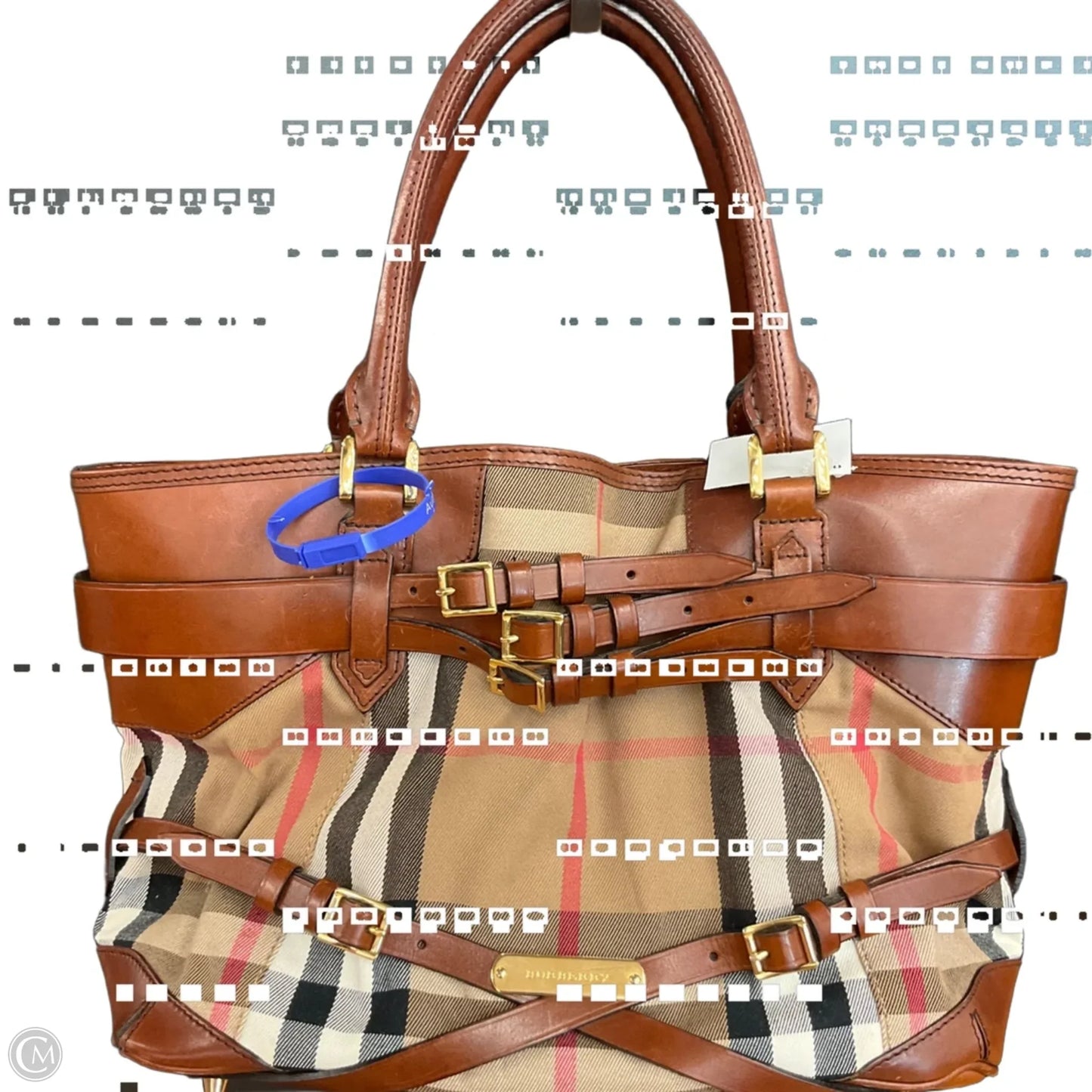 Handbag Luxury Designer By Burberry, Size: Medium