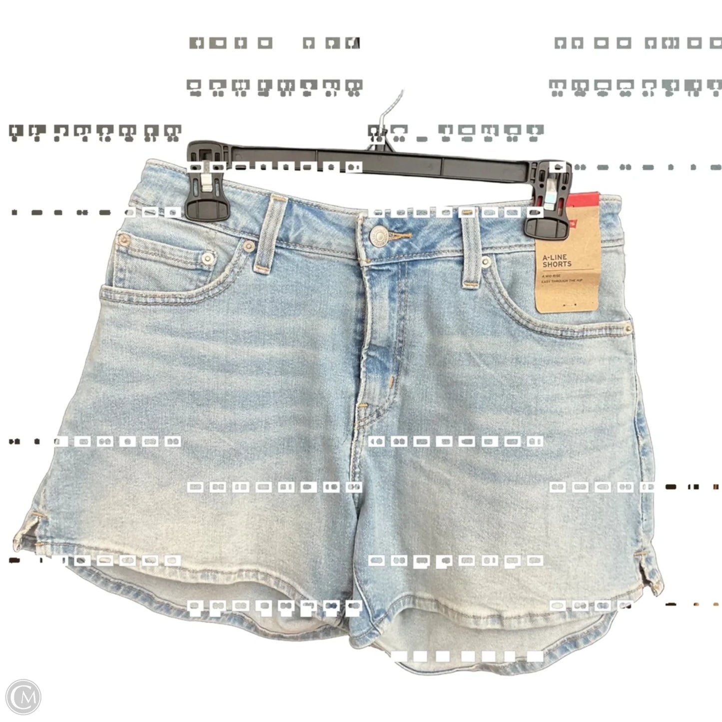 Shorts By Levis In Blue Denim, Size: 8